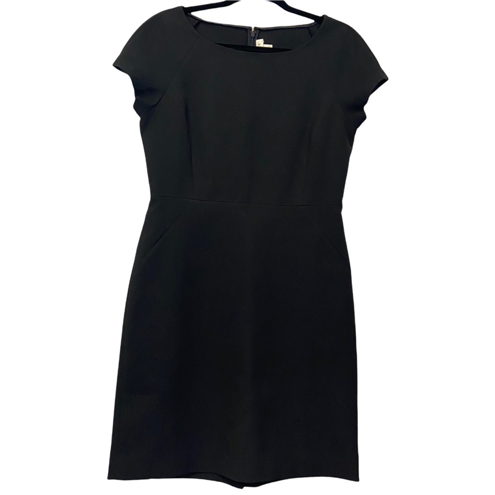 J Crew Little Black Short Sleeve Casey Sheath Dress - Picture 6 of 15